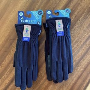 Isotoner smartDRI black gloves - 1SZ. NWT